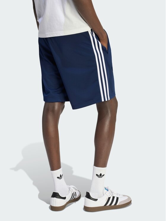 adidas adidas Szorty materiałowe Firebird Granatowy Regular Fit