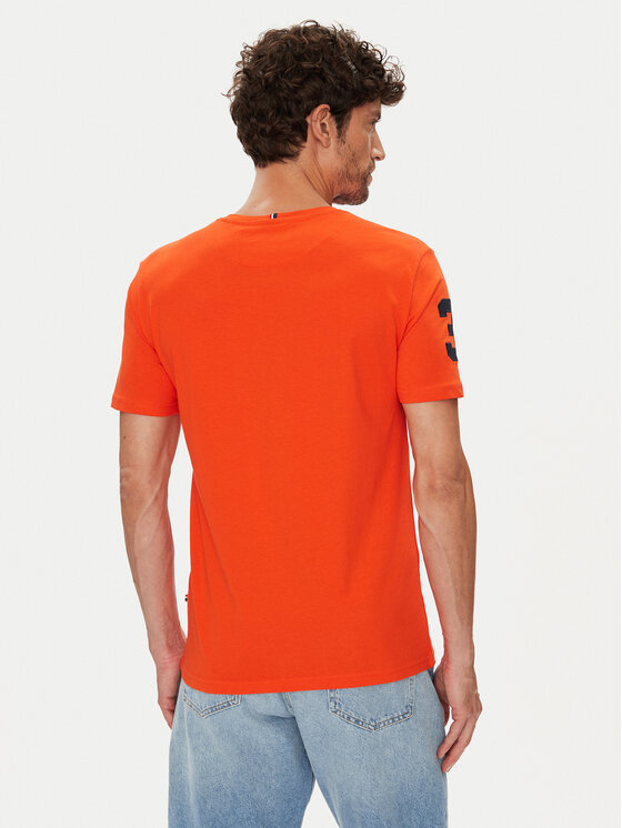 U.S. Polo Assn. U.S. Polo Assn. T-Shirt MUP3311 Pomarańczowy Slim Fit