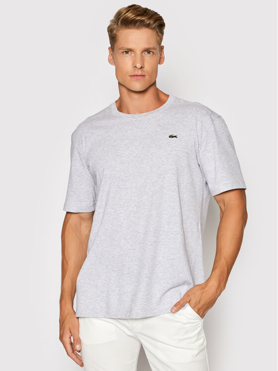 Lacoste Lacoste Футболка TH7618 Сірий Regular Fit