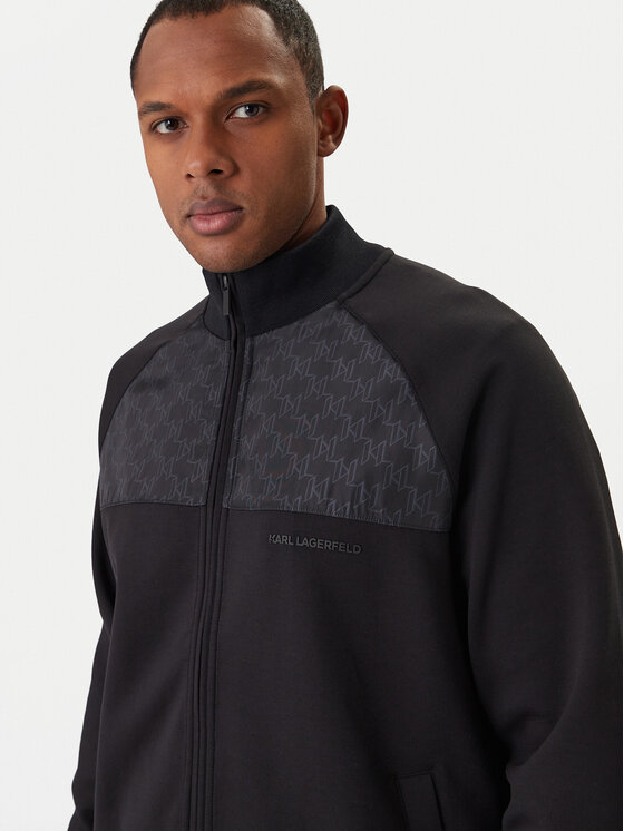 KARL LAGERFELD KARL LAGERFELD Mikina 705000 561902 Čierna Regular Fit