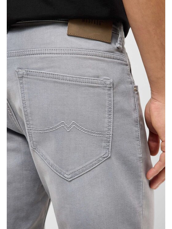 Mustang Mustang Pantaloncini di jeans Style Chicago Shorts Z Grigio Slim Fit