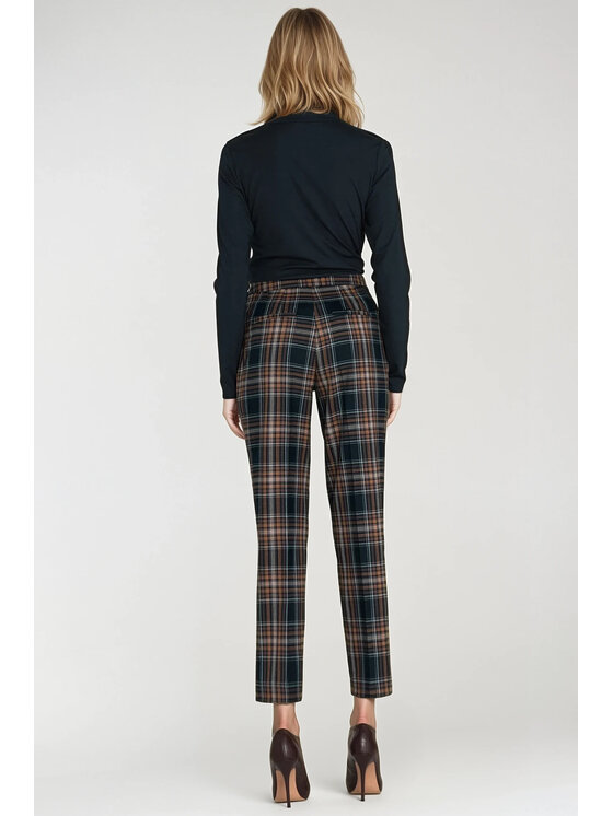 NIFE NIFE Dámské kalhoty SD123 Tmavomodrá Authentic Slim Fit