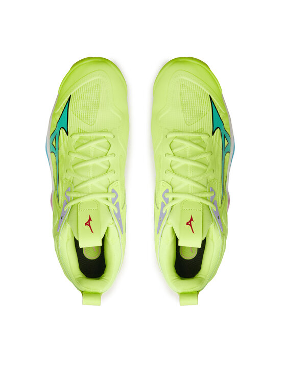 Mizuno Mizuno Batai uždaroms aikštelėms Wave Momentum 3 V1GA231286 Žalia