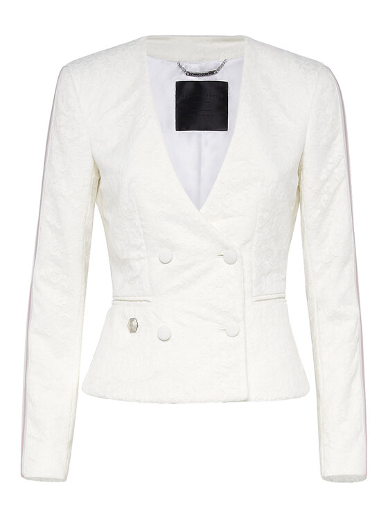 PHILIPP PLEIN PHILIPP PLEIN Kurtka puchowa 14543 Biały Regular Fit