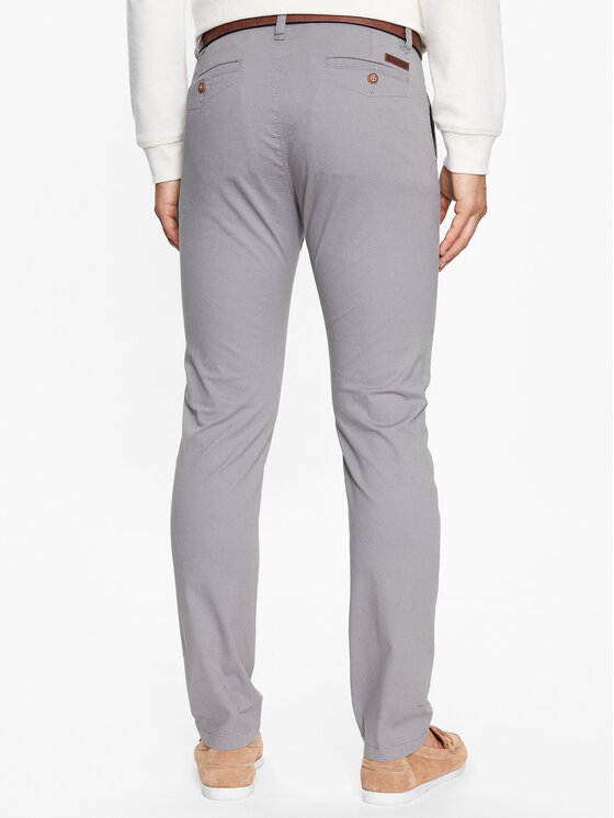 INDICODE INDICODE Stoffhose Gower 65-159 Grau Regular Fit