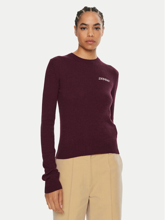 2NDDAY 2NDDAY Pullover Lance 2245343408 Dunkelrot Regular Fit