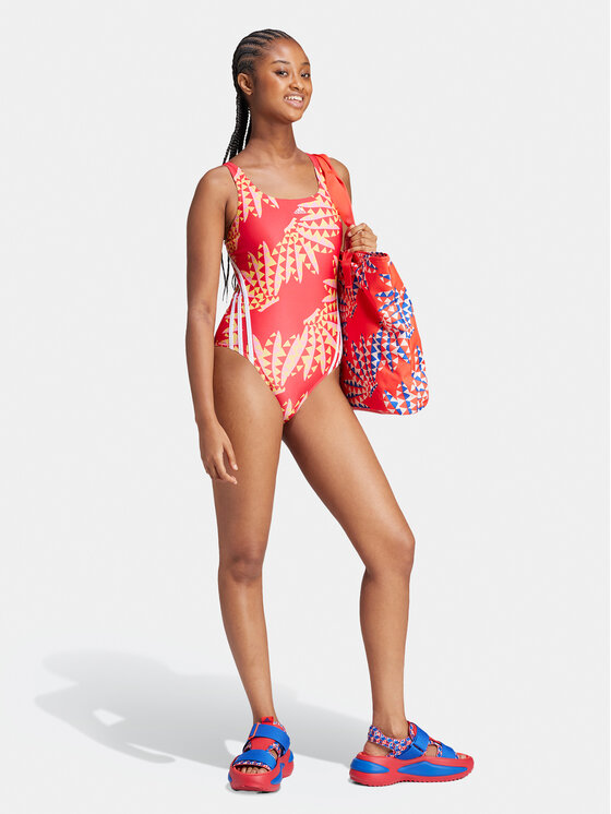 adidas adidas Costume da bagno FARM Rio 3-Stripes IT8584 Rosa