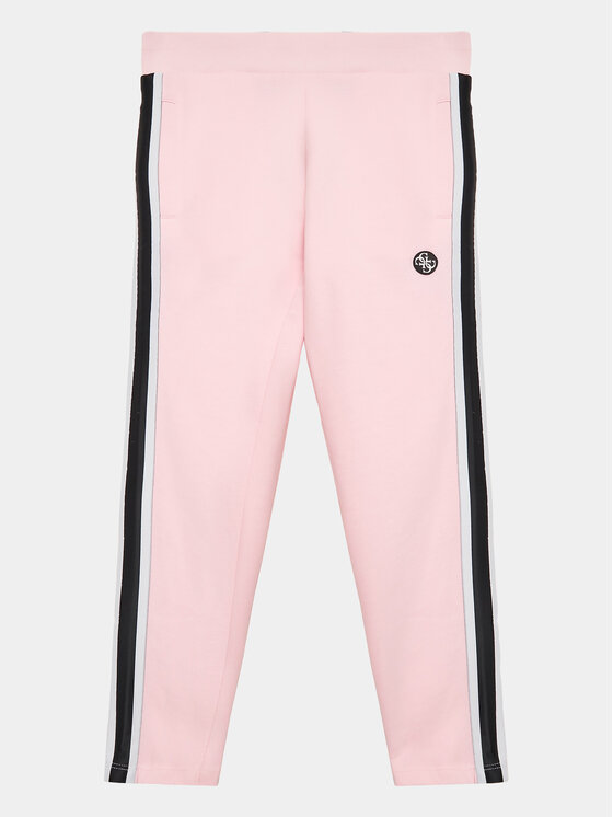 Guess Guess Долнище анцуг J3YQ13 KA6R3 Розов Relaxed Fit
