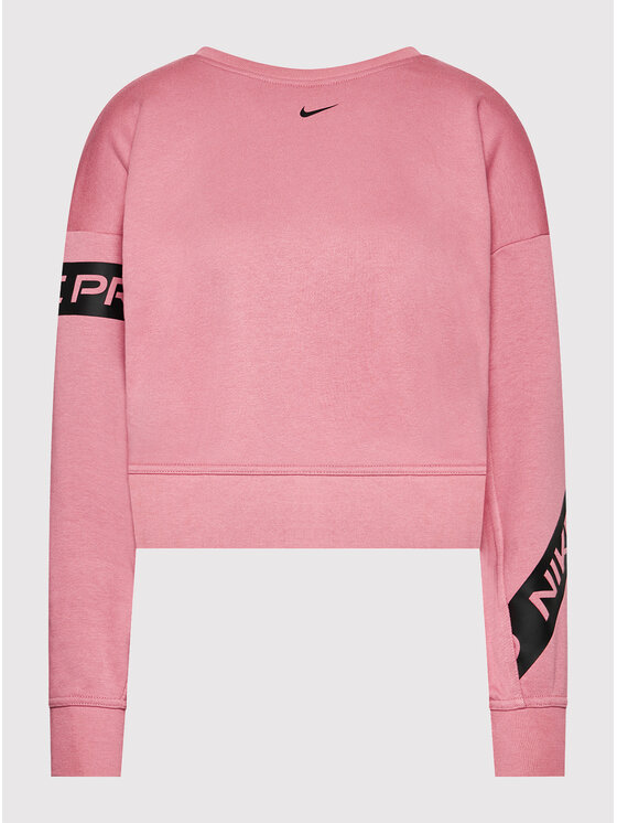 Nike Džemperis Pro Dri-Fit Get Fit CU4658 Rožinė Oversize • Modivo.lt