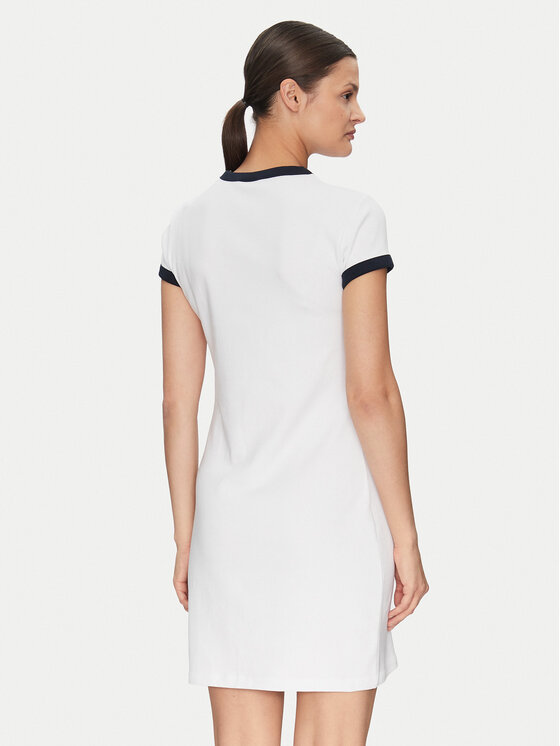 Guess Guess Rochie de zi V5GK02 KCQX1 Alb Slim Fit