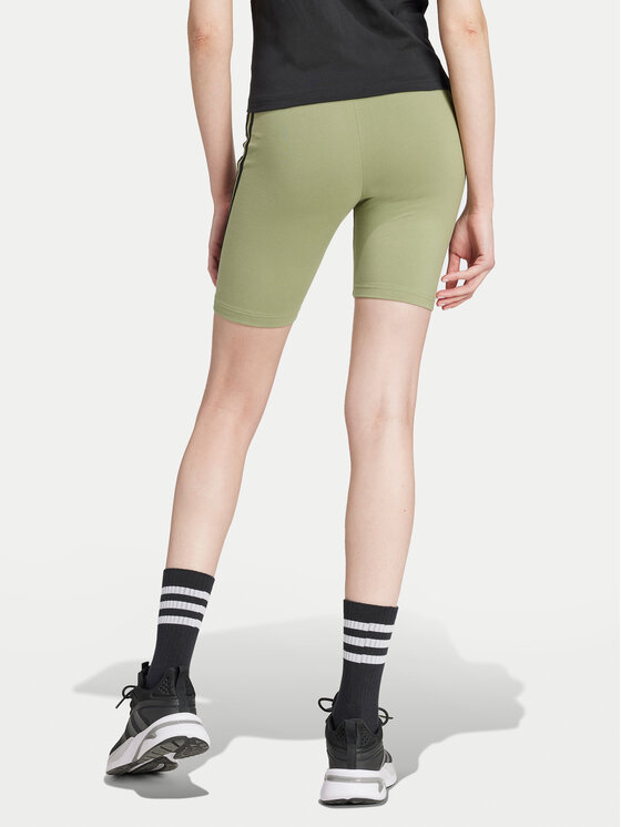 adidas adidas Pantaloni scurți ciclism Future Icons 3-Stripes IY8109 Verde Slim Fit