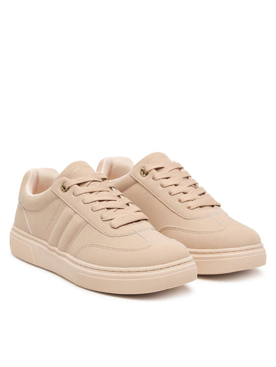 Tommy Hilfiger Tommy Hilfiger Sneakersy Low Cut Lace-Up Sneaker T3A9-35086-0315 D Beżowy jasny