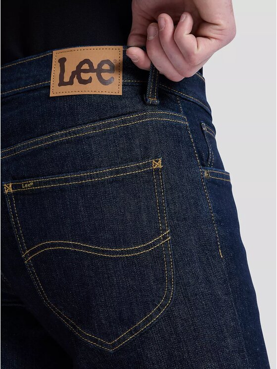 Lee Lee Jeansy LUKE Niebieski Slim Fit