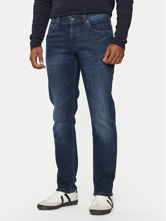 Bugatti Džínsy 3108D 66671B Tmavomodrá Slim Fit