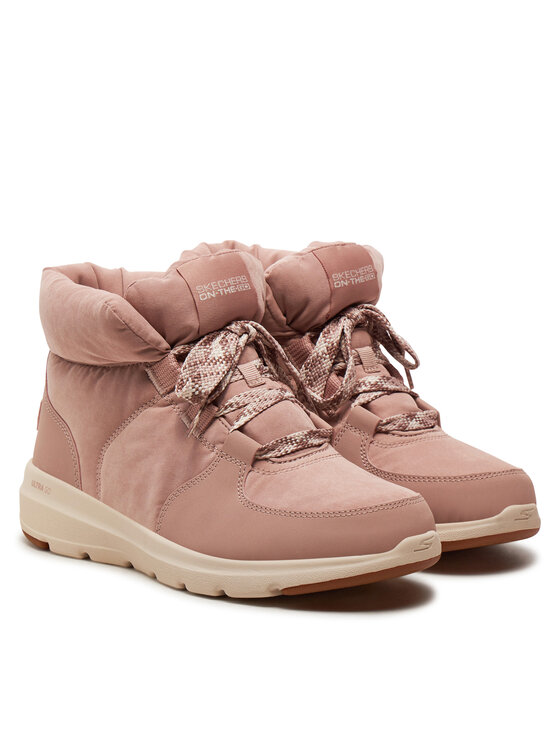 Skechers Skechers Šnurovacia obuv Glacial Ultra - Trend Up 144194 Ružová