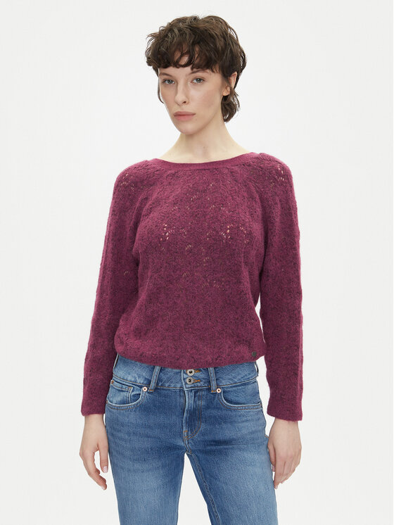 Pepe Jeans Pepe Jeans Pulover Nova PL702239 Roz Regular Fit