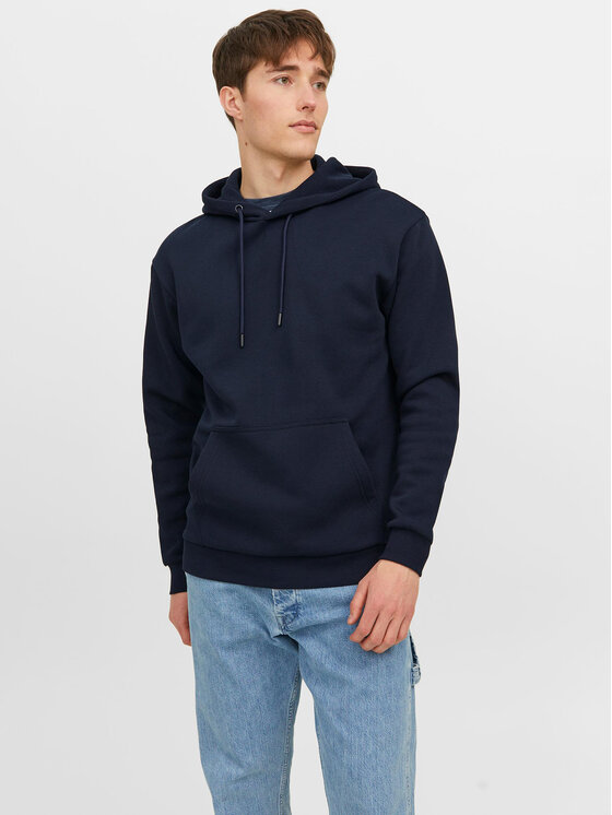 Jack&Jones Majica Dugih Rukava Bradley 12249340 Tamnoplava Relaxed Fit