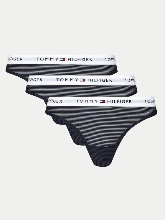 Komplet 3 par stringów Tommy Hilfiger