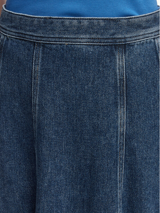 Tommy Hilfiger Tommy Hilfiger Jeansrock WW0WW49570 Blau Regular Fit