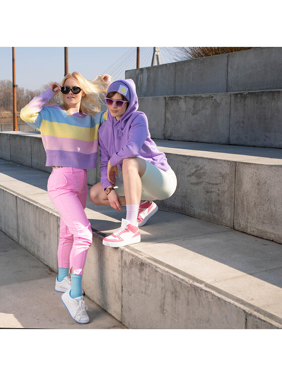 Zooksy Zooksy Skarpety wysokie unisex Basic Fioletowy