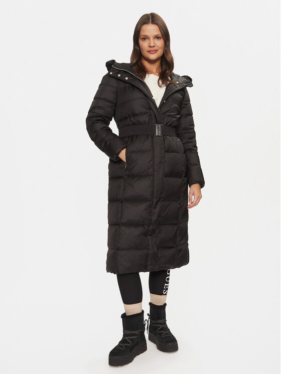 Geox Vatovaná bunda Pheby W4626V T3146 F9000 Čierna Regular Fit