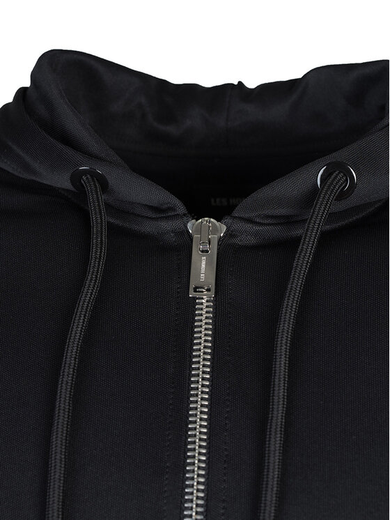 Les Hommes Les Hommes Μπλούζα LHG866 LG852 | Zip Up Μαύρο Regular Fit