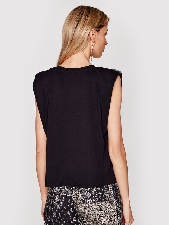 PINKO Pinko Blūze Acqua 20211 PSPG 1N1321 8557 Melns Regular Fit