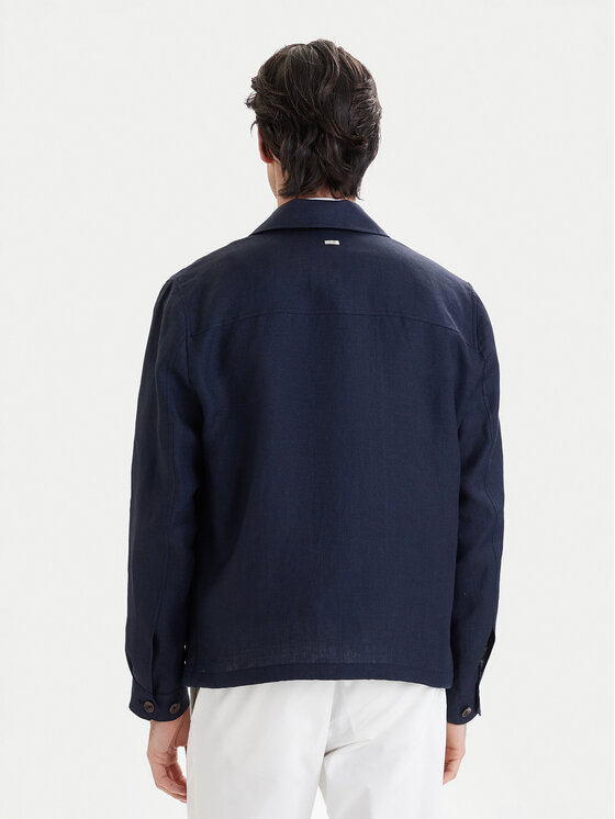 Bugatti Bugatti Hemdjacke 171400-11045 Dunkelblau Regular Fit