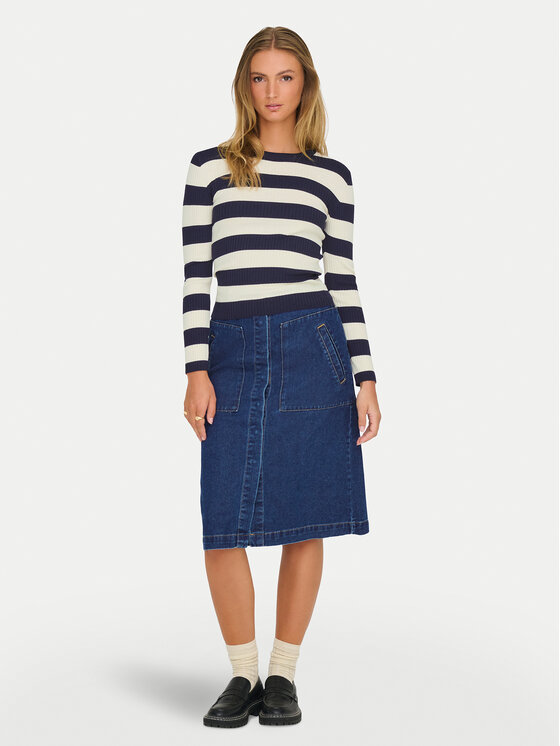JDY JDY Sweater Plum 15277223 Sötétkék Regular Fit