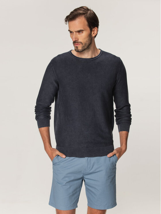 Willsoor Willsoor Sweter 66607 Szary Regular Fit