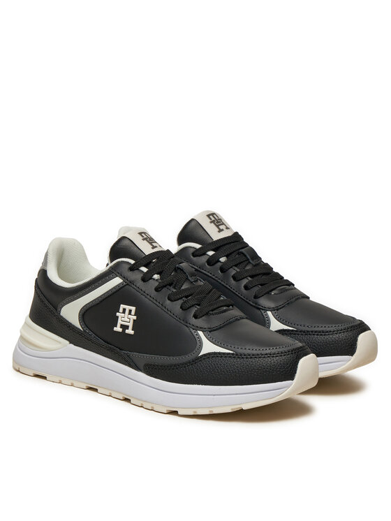 Tommy Hilfiger Tommy Hilfiger Tenisice Casual Fashion Runner FW0FW08325 Crna