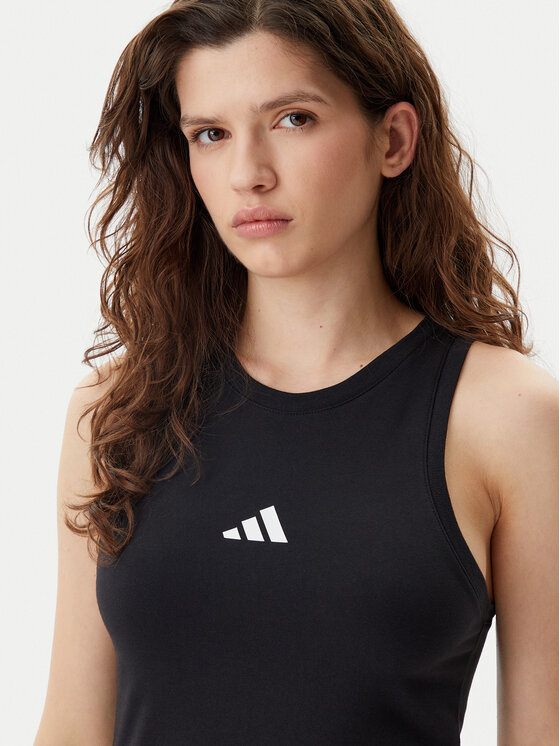 adidas adidas Sukienka codzienna Future Icons Small Logo JE0199 Czarny Slim Fit