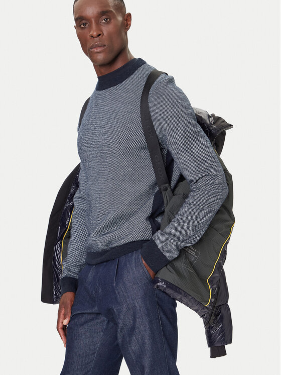 Geox Geox Télikabát Spherica M5628H T3121 F1624 Sötétkék Regular Fit