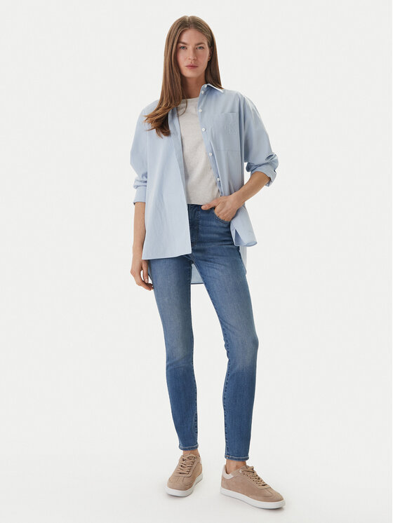 Calvin Klein Jeans Calvin Klein Jeans Jeans hlače LV047F700G Modra Skinny Fit