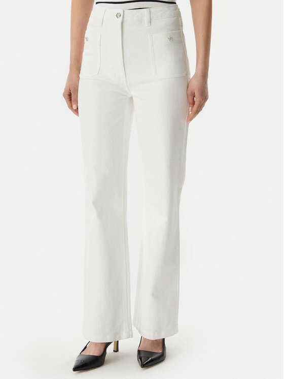 Morgan Morgan Džinsi 261-PIJITO1 Balts Bootcut Fit