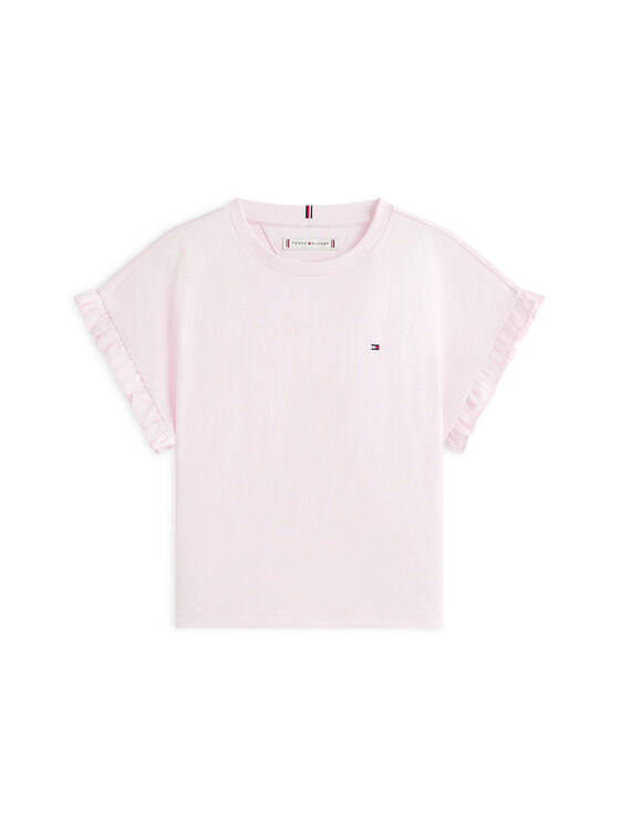 Tommy Hilfiger Tommy Hilfiger Tricou Essential KG0KG08970 Roz deschis Relaxed Fit