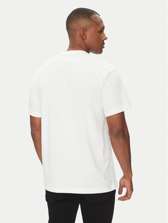 Versace Jeans Couture Versace Jeans Couture Majica 78GAHT01 Bela Regular Fit