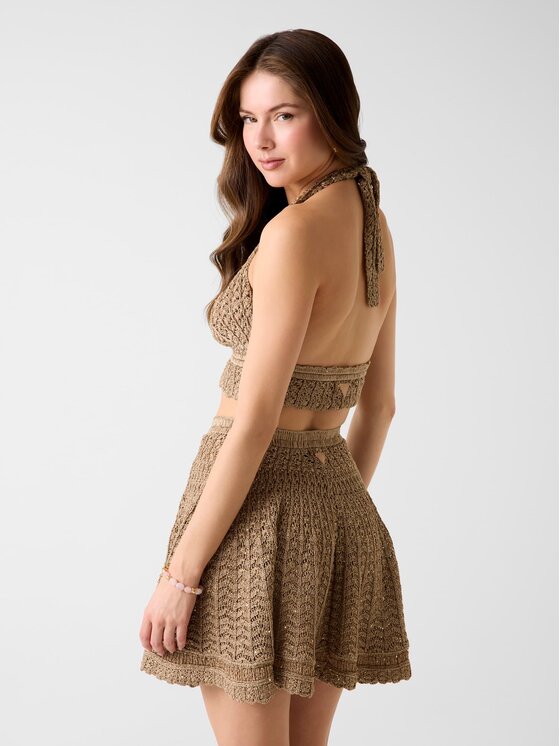 Guess Guess Top 182575 Beżowy Classic Fit