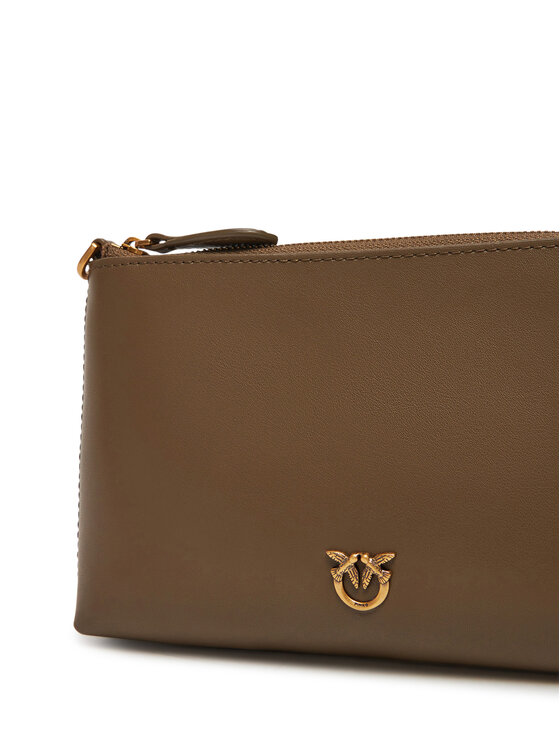 PINKO PINKO Käekott Flat Horizontal Mini PE 25 PCPL 104277 A0F1 Khakivärviline
