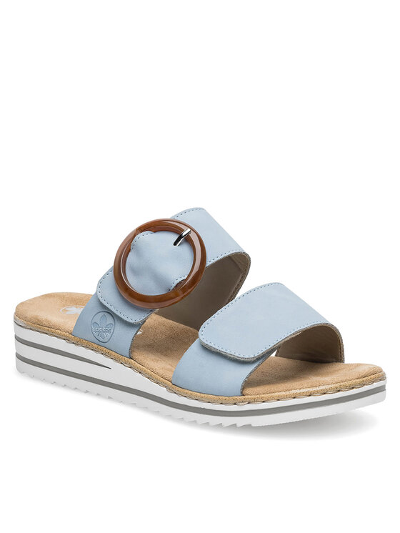 Rieker Rieker Pantoletten V0692-10 Blau