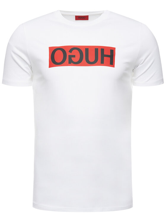 Hugo Hugo T-shirt 50417216 Blanc Regular Fit