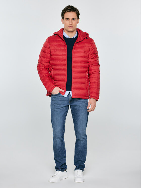 BIG STAR BIG STAR Kurtka zimowa ACARF Czerwony Basic Fit
