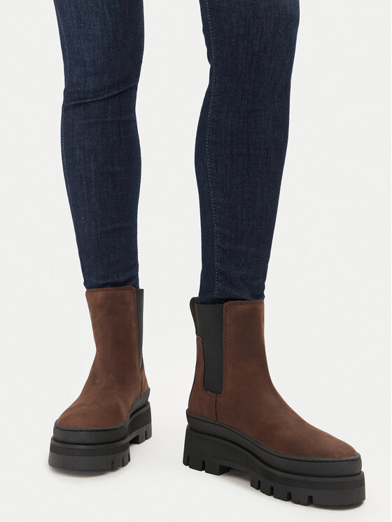 Clarks Clarks Kotníková obuv s elastickým prvkem Orianna 2 Top 26179351 Hnědá