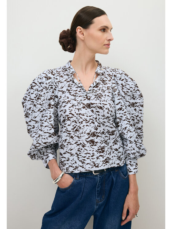 BIZUU BIZUU Koszula ANDRASSA SHIRT Niebieski Standard Fit