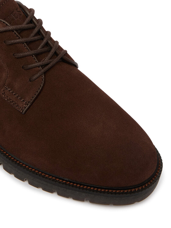 Guess Guess Pantofi FMFBRY LEA13 Maro închis