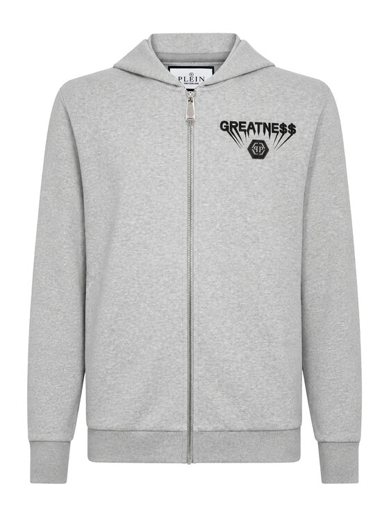 PHILIPP PLEIN PHILIPP PLEIN Bluza 25955 Beżowy Athletic Fit