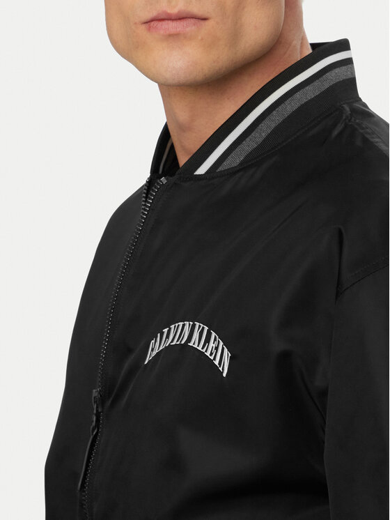 Calvin Klein Jeans Calvin Klein Jeans Bundy bomber LV04RF510G Čierna Regular Fit