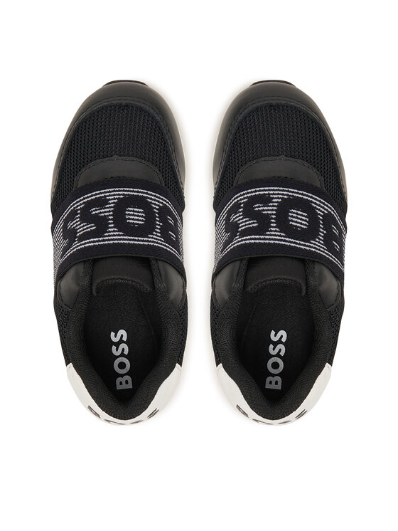 BOSS BOSS Sneakersy J52822 Černá