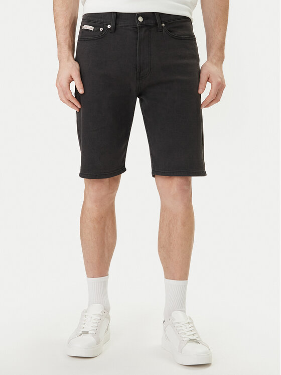 Calvin Klein Jeans Calvin Klein Jeans Pantaloni scurți de blugi LV04RF921G Negru Regular Fit