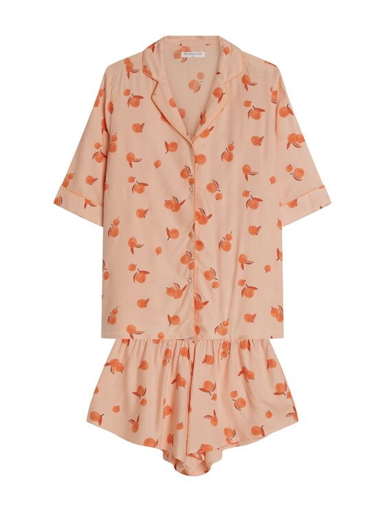 Henderson Henderson Piżama 42686 Pomarańczowy Regular Fit